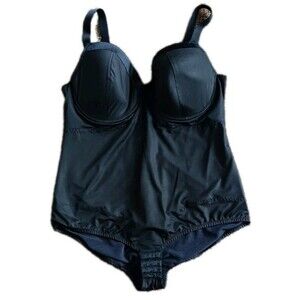 Ulla Popken Shapewear Size 42C Black Womens Plus Size Bodyform Underwire